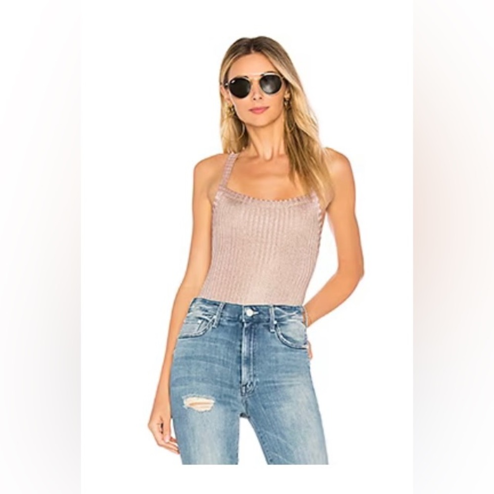 Revolve Privacy Please Nola Bodysuit in Blush
